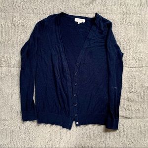 🤑5/$10🤑 Forever 21 Navy Blue Cardigan Size M